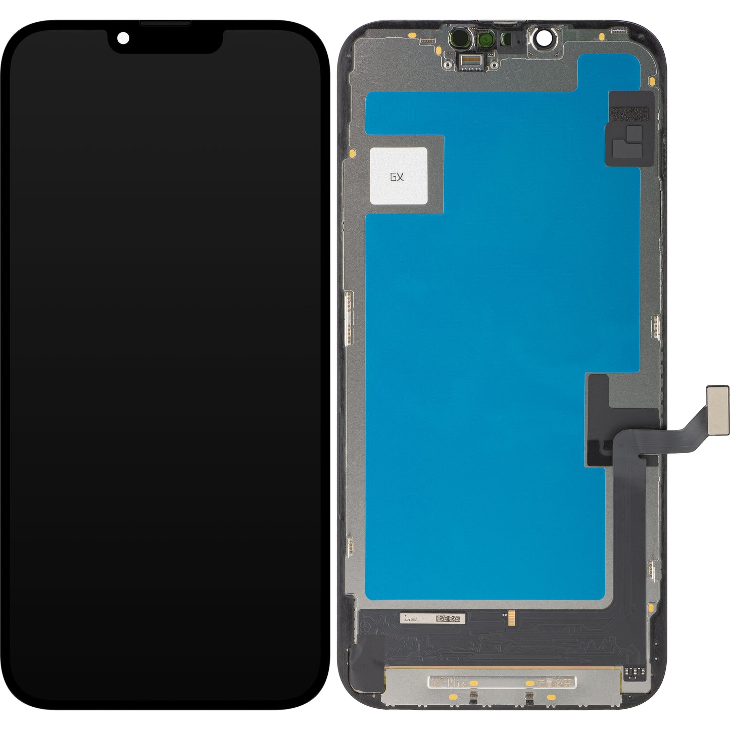 Display cu Touchscreen GX pentru Apple iPhone 13 Pro Max, cu Rama, Versiune OLED IC Movable, Negru