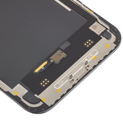 Display cu Touchscreen GX pentru Apple iPhone 12 Pro Max, cu Rama, Versiune OLED IC Movable, Negru