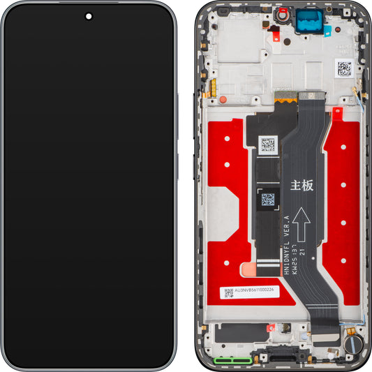 Display cu Touchscreen Honor 400, cu Rama, Negru (Midnight Black), Service Pack 0235APNR