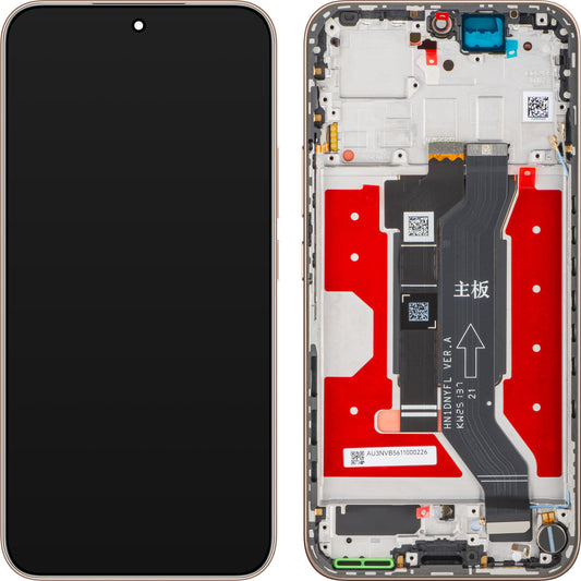 Display cu Touchscreen Honor 400, cu Rama, Auriu (Desert Gold), Service Pack 0235APNU