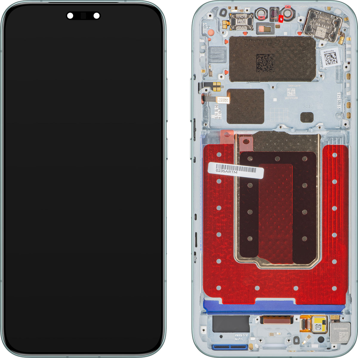 Display cu Touchscreen Honor Magic8 Pro, cu Rama, Albastru (Sky Cyan), Service Pack 0235ARTM