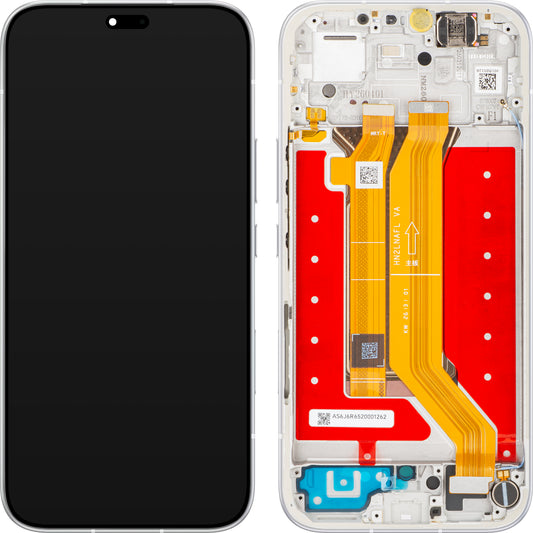 Display cu Touchscreen Honor 600e / 600 Lite, cu Rama, Gri (Velvet Grey), Service Pack 0235ASUM