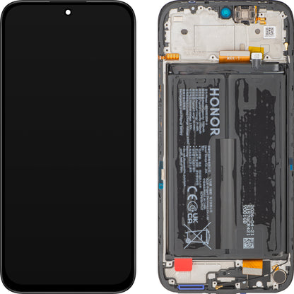Display cu Touchscreen Honor 600 Smart, cu Rama si Acumulator, Negru (Velvet Black), Service Pack 0235AUEV