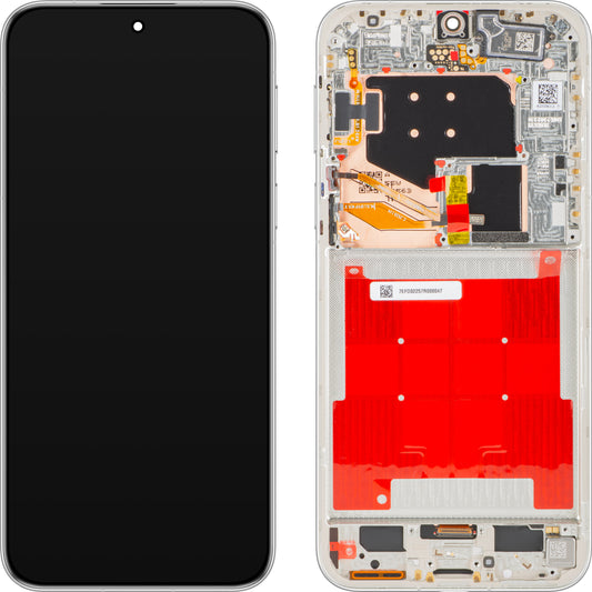 Display cu Touchscreen Huawei Pura 80 Pro, cu Rama, Alb (Glazed White), Service Pack 02357EFD