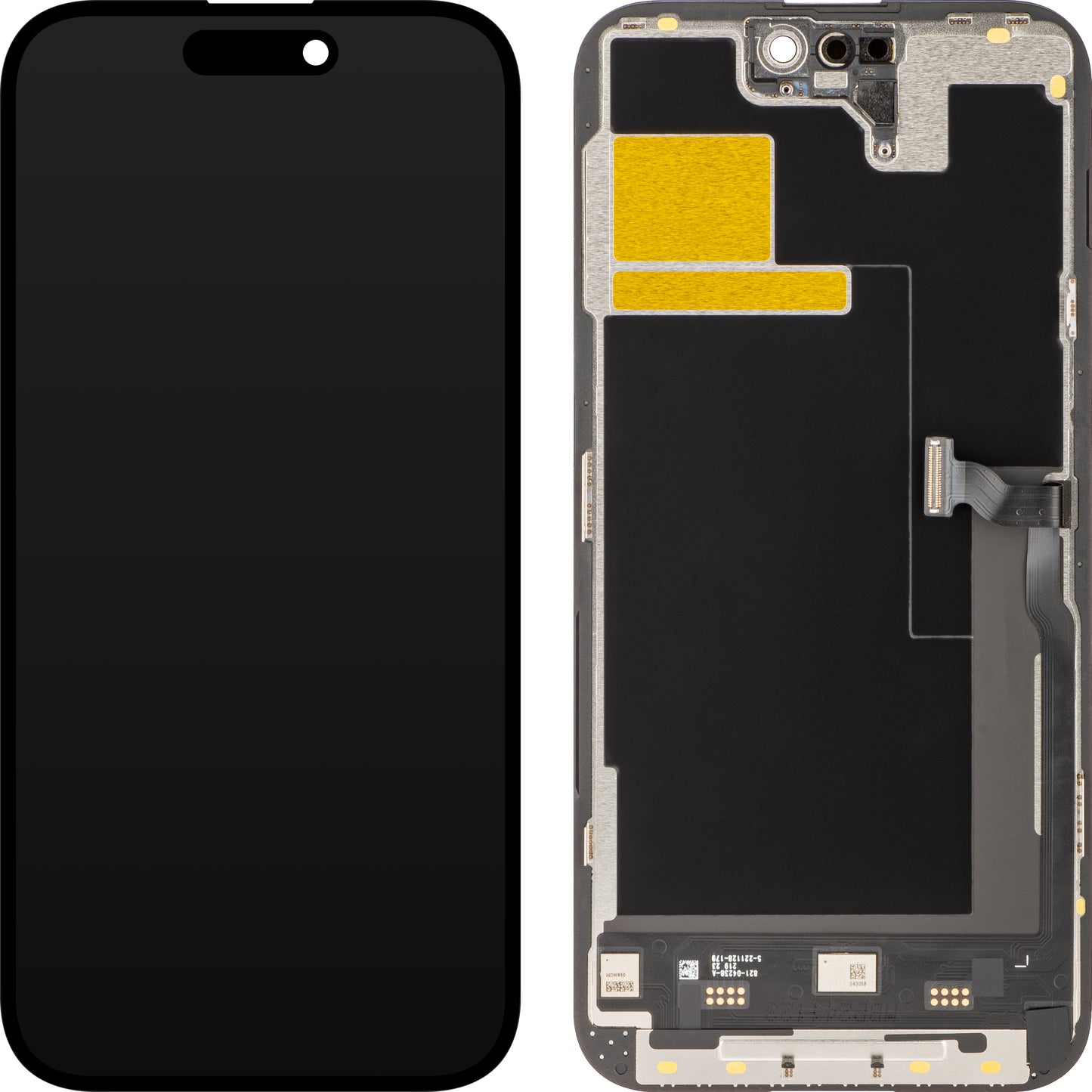 Display cu Touchscreen JK pentru Apple iPhone 14 Pro Max, cu Rama, Versiune LCD In-Cell IC Movable, Negru