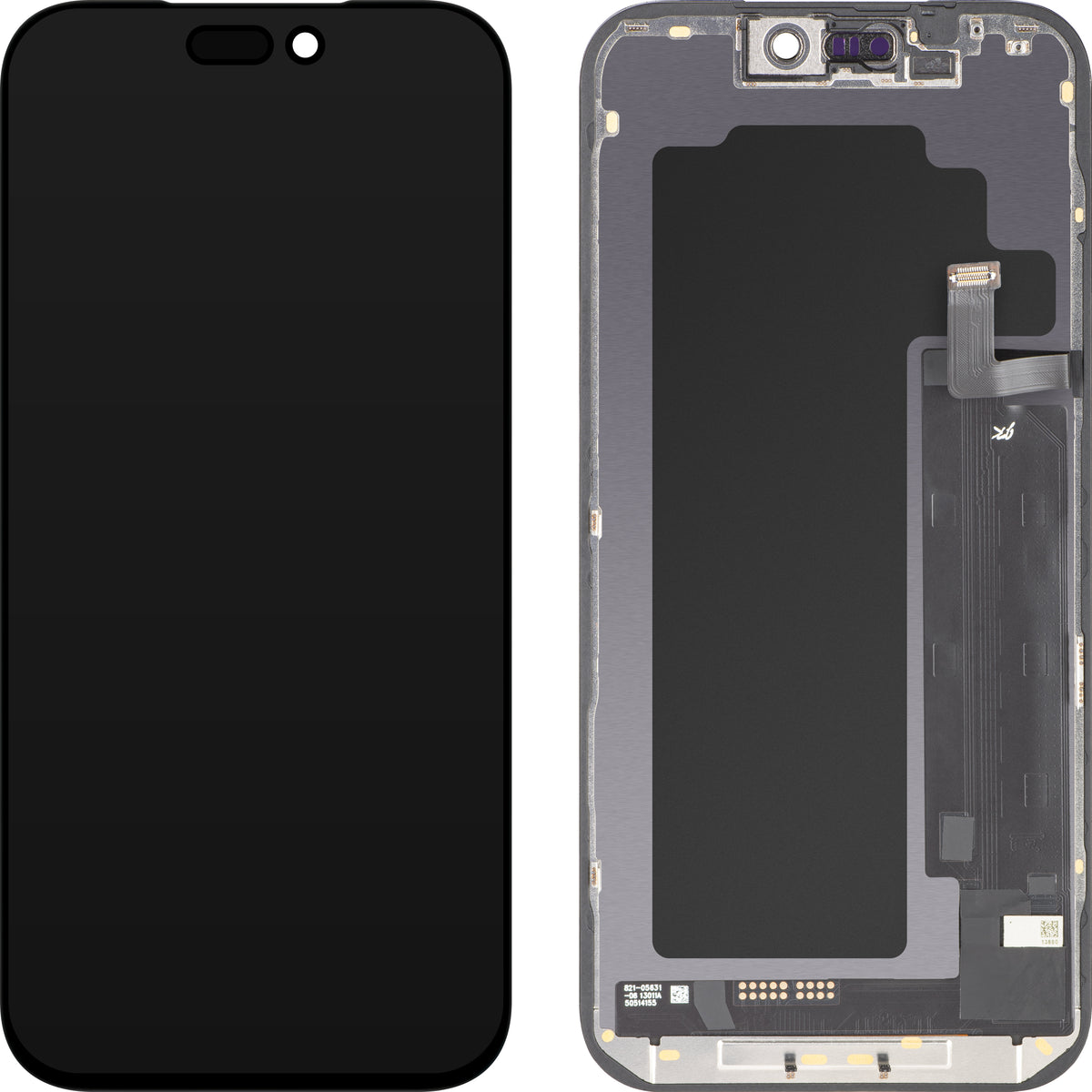 Display cu Touchscreen JK pentru Apple iPhone 17 Pro Max, cu Rama, Versiune LCD In-Cell IC Movable, Negru