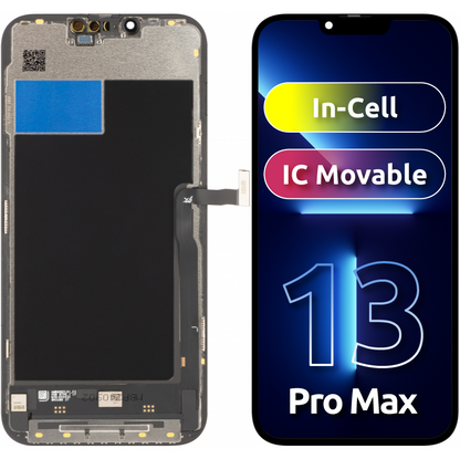 Display cu Touchscreen JK pentru Apple iPhone 13 Pro Max, cu Rama, Versiune LCD In-Cell, Negru
