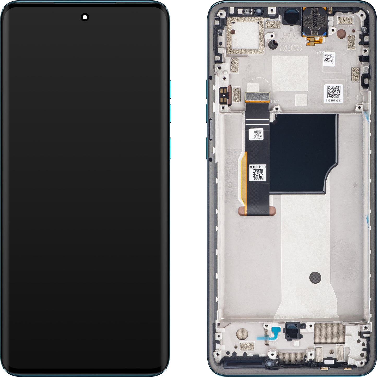Display cu Touchscreen Motorola Edge 40 Neo, cu Rama, Versiune L3, Albastru (Caneel Bay), Swap 5D68C23160