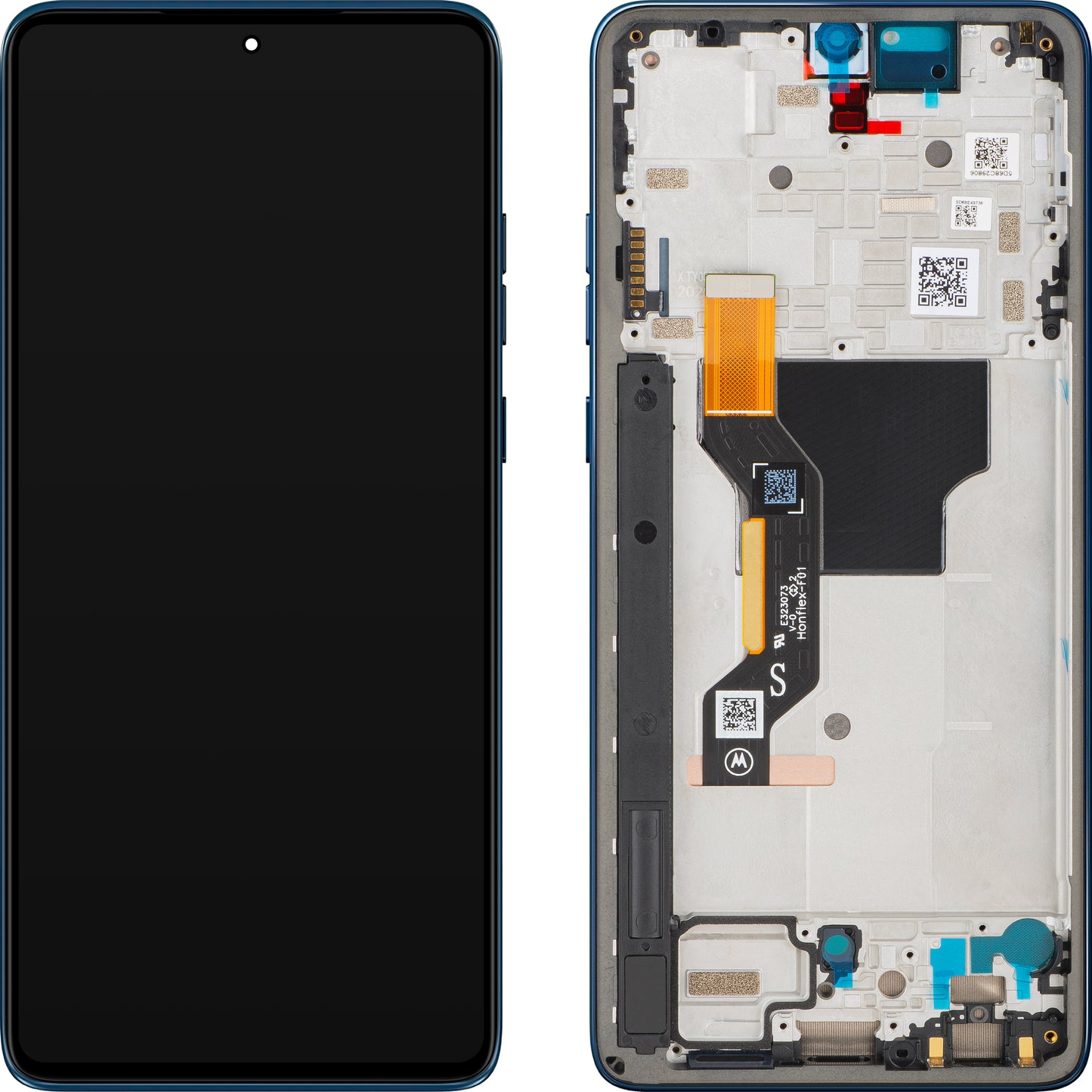 Display cu Touchscreen Motorola Moto G Stylus 5G (2025), cu Rama, Bleumarin (Gibraltar Sea), Service Pack 5D68C29806