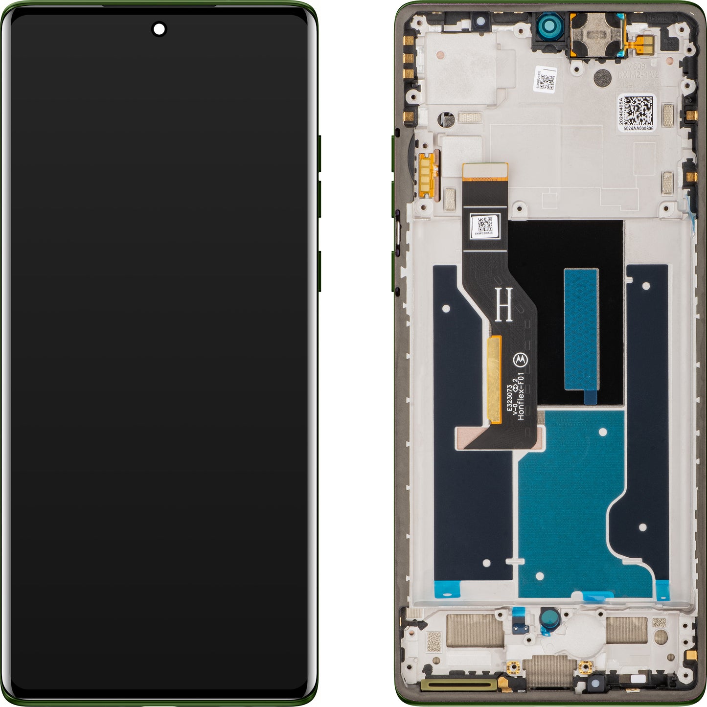 Display cu Touchscreen Motorola Edge 50 Fusion, cu Rama, Verde (Forest Green), Service Pack 5D68C25167