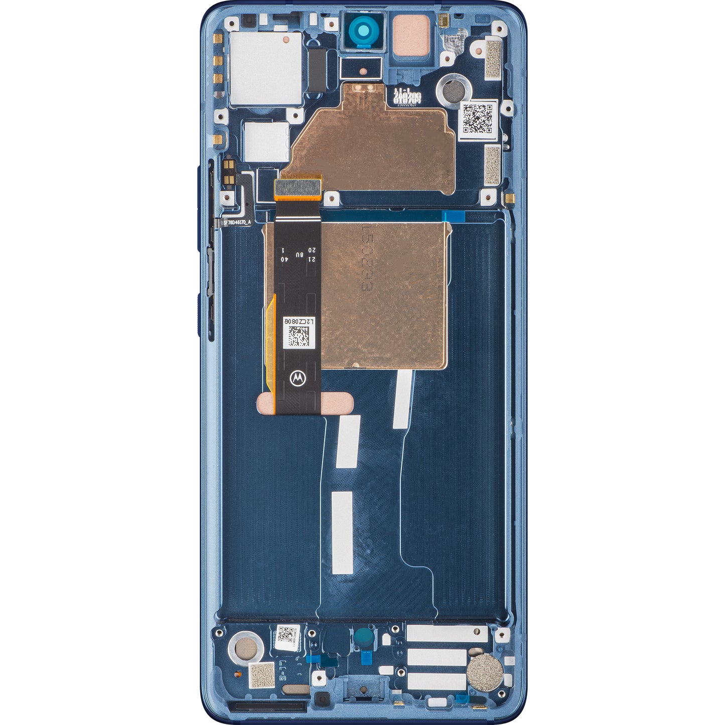 Display cu Touchscreen Motorola Edge 30 Fusion, cu Rama, Albastru (Neptune Blue), Service Pack 5D68C21538