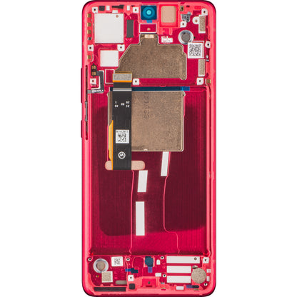 Display cu Touchscreen Motorola Edge 30 Fusion, cu Rama, Rosu (Viva Magenta), Service Pack 5D68C22034