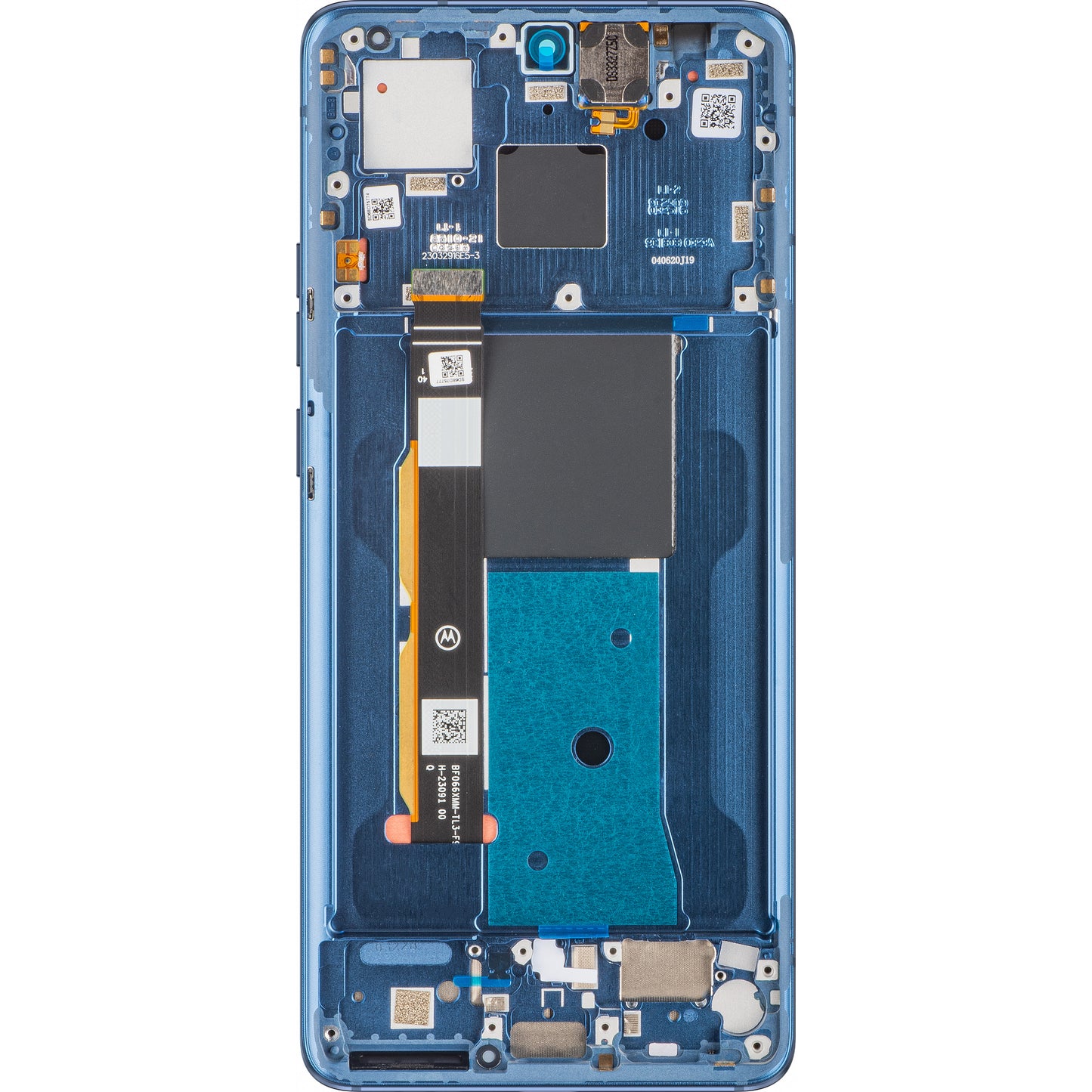 Display cu Touchscreen Motorola Edge 40, cu Rama, Albastru (Lunar Blue), Service Pack 5D68C22671