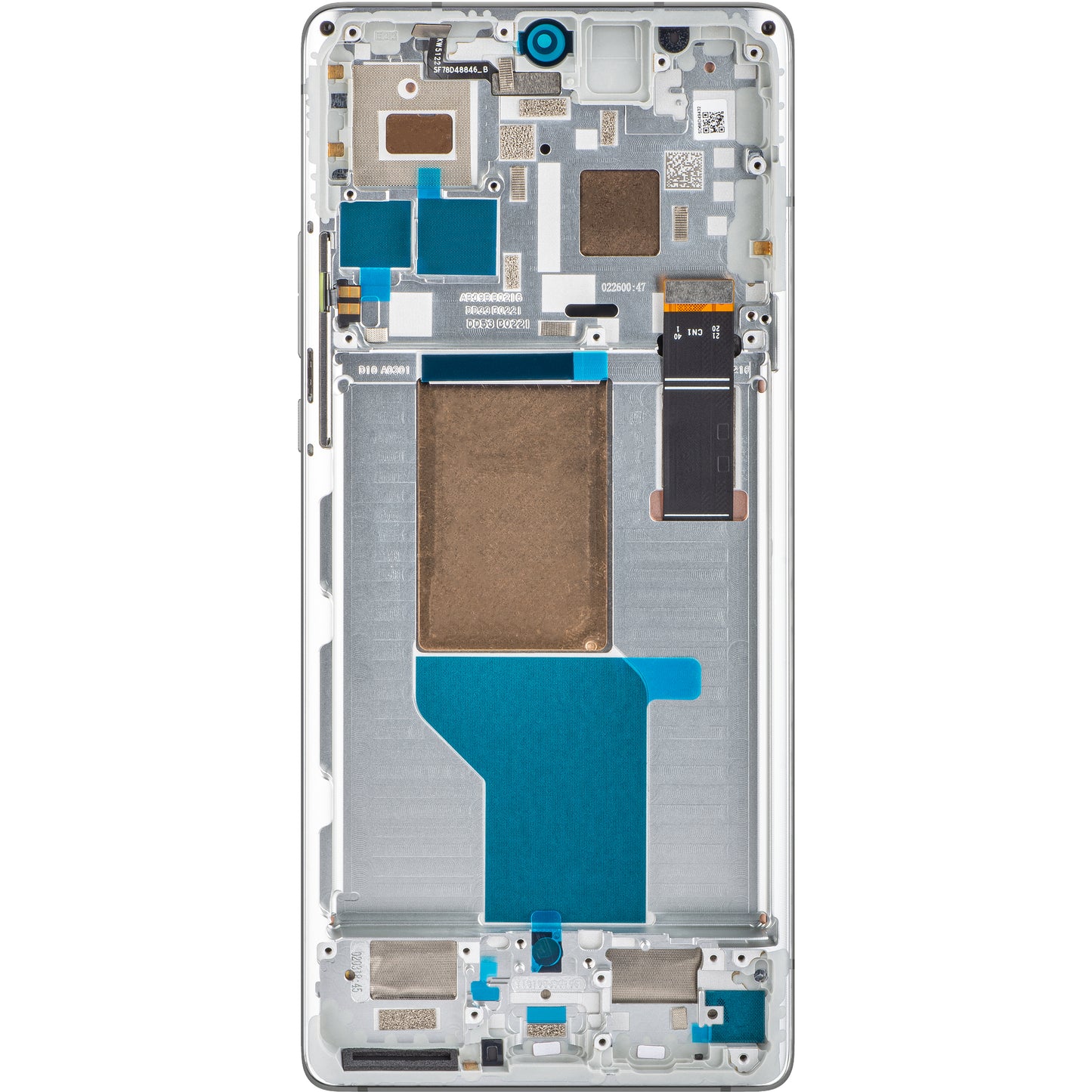 Display cu Touchscreen Motorola Edge 30 Ultra, cu Rama, Alb (Starlight White), Service Pack 5D68C21453