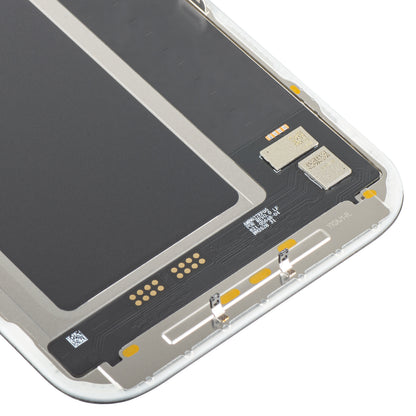 Display cu Touchscreen MP compatibil cu Apple iPhone 17 Pro, cu Rama, Versiune Soft OLED FHD 120Hz IC Movable, Negru