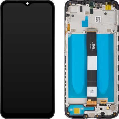 Display cu Touchscreen MP compatibil cu Xiaomi Redmi 9C NFC / 9C / 9A, cu Rama, Negru