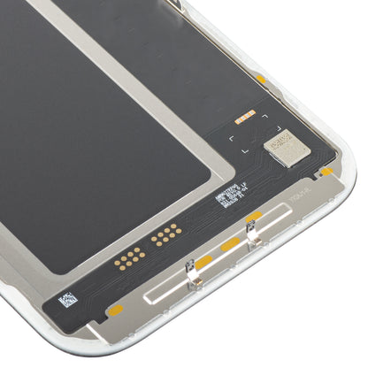 Display cu Touchscreen MP compatibil cu Apple iPhone 17 Pro, cu Rama, Versiune Soft OLED FHD 120Hz IC Movable, Negru