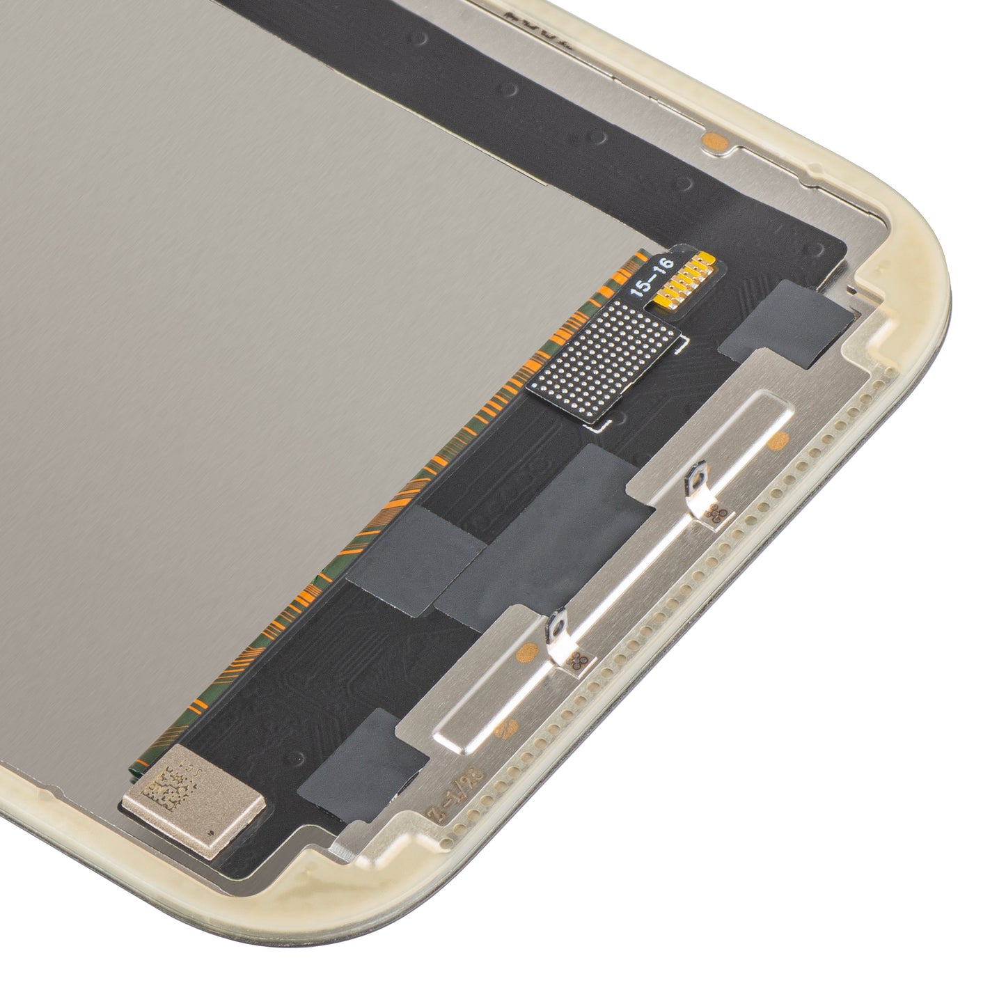 Display cu Touchscreen MP compatibil cu Apple iPhone 17, cu Rama, Versiune OLED FHD IC Movable, Negru