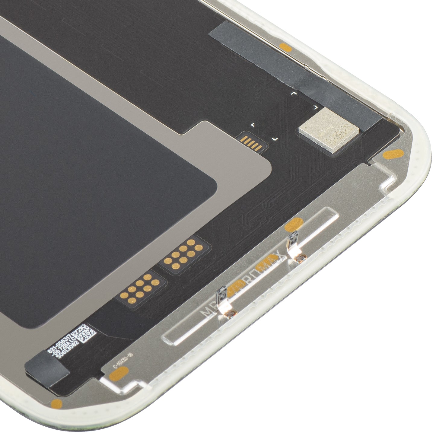 Display cu Touchscreen MP compatibil cu Apple iPhone 17 Pro Max, cu Rama, Versiune Soft OLED FHD IC Movable, Negru