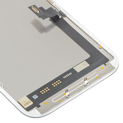 Display cu Touchscreen MP compatibil cu Apple iPhone 17, cu Rama, Versiune Soft OLED FHD 120Hz IC Movable, Negru