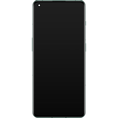 Display cu Touchscreen OnePlus 10 Pro, cu Rama, Verde (Emerald Forest), Service Pack 4110004