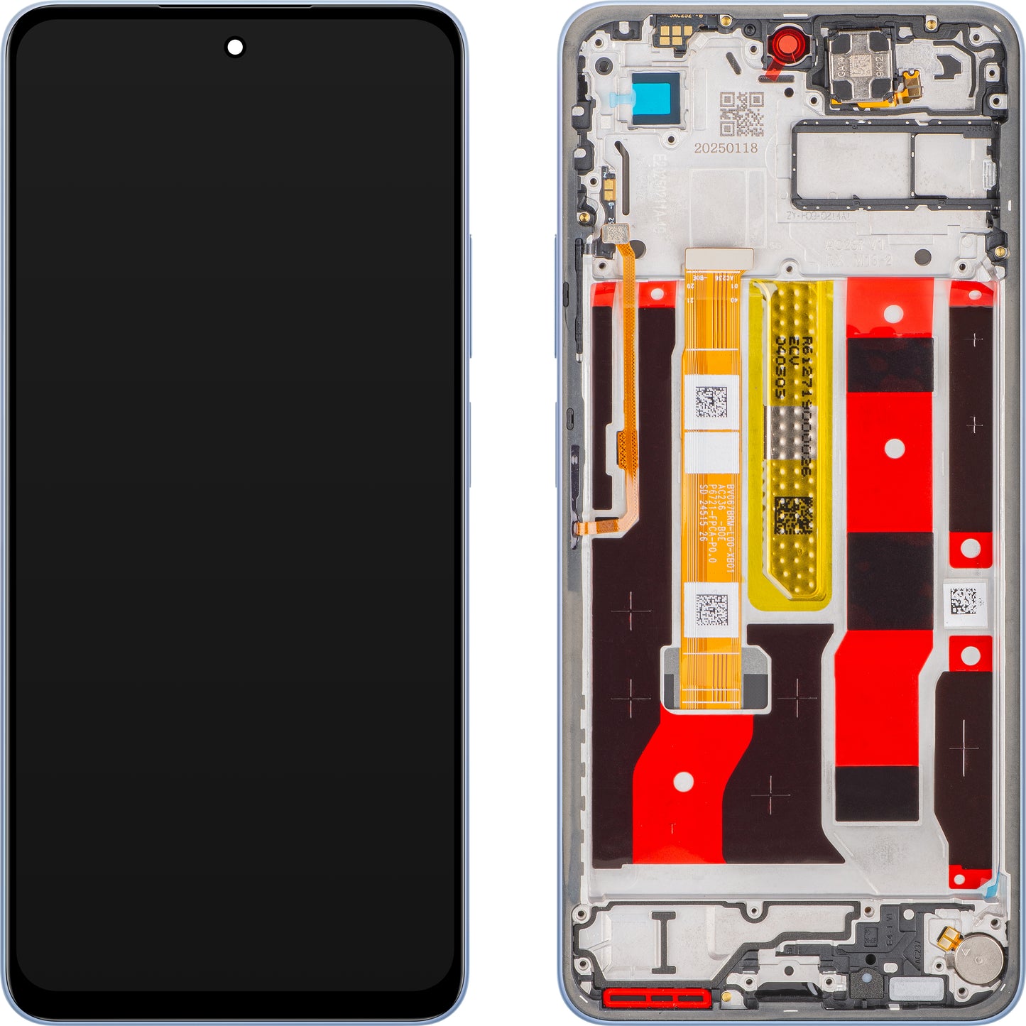 Display cu Touchscreen Oppo A5 Pro 4G, cu Rama, Albastru (Feather Blue), Service Pack 621029000458