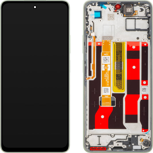 Display cu Touchscreen Oppo A5 Energy / A5 Pro, cu Rama, Verde (Olive Green), Service Pack 621029000494