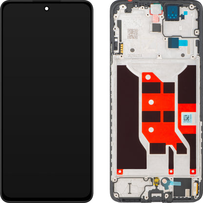 Display cu Touchscreen Oppo Reno12 F, cu Rama, Negru, Service Pack 621029000258