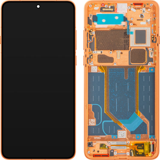Display cu Touchscreen Oppo Find X9 Ultra, cu Rama, Portocaliu (Canyon Orange), Service Pack 621029000921