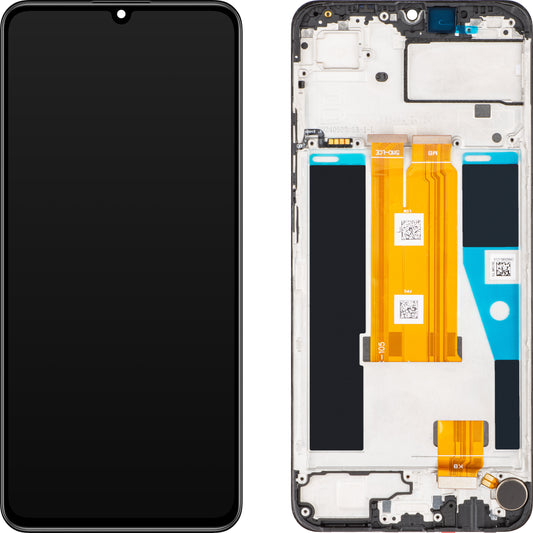 Display cu Touchscreen Realme C63 / C61, cu Rama, Negru, Service Pack 621029000208