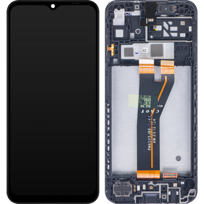 Display cu Touchscreen Samsung Galaxy A14 A145, cu Rama, Versiune Non-Europa, Negru, Service Pack GH82-31185A