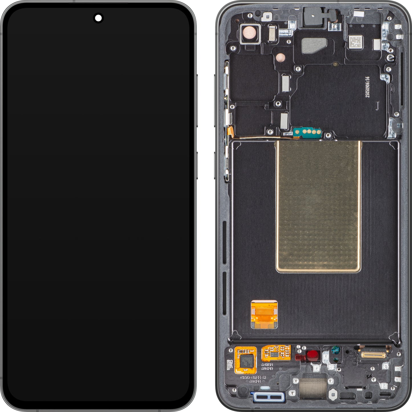 Display cu Touchscreen Samsung Galaxy S24 FE S721, cu Rama, Negru (Graphite), Service Pack GH82-35848A