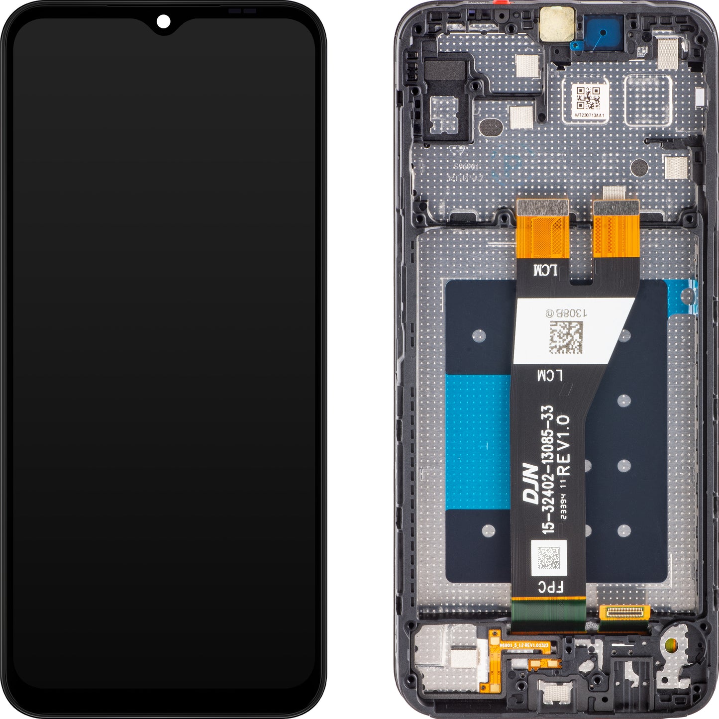 Display cu Touchscreen Samsung Galaxy A14 5G A146, cu Rama, Versiune Europa, Negru, Resigilat GH81-23315A