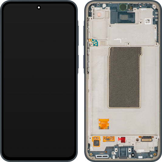 Display cu Touchscreen Samsung Galaxy A37 5G, cu Rama, Verde (Graygreen), Service Pack GH82-39232B