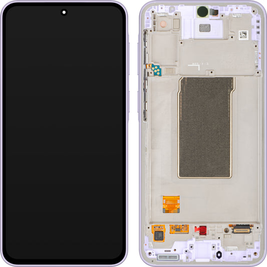Display cu Touchscreen Samsung Galaxy A37 5G, cu Rama, Mov (Light Violet), Service Pack GH82-39232D