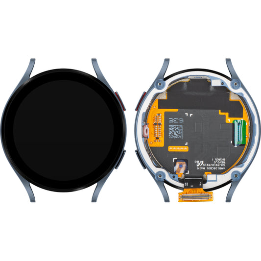 Display cu Touchscreen Samsung Galaxy Watch5 44mm, cu Rama, Versiune BT, Albastru, Service Pack GH82-30042B