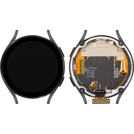 Display cu Touchscreen Samsung Galaxy Watch5 44mm, cu Rama, Versiune LTE, Negru (Graphite), Service Pack GH82-30043A
