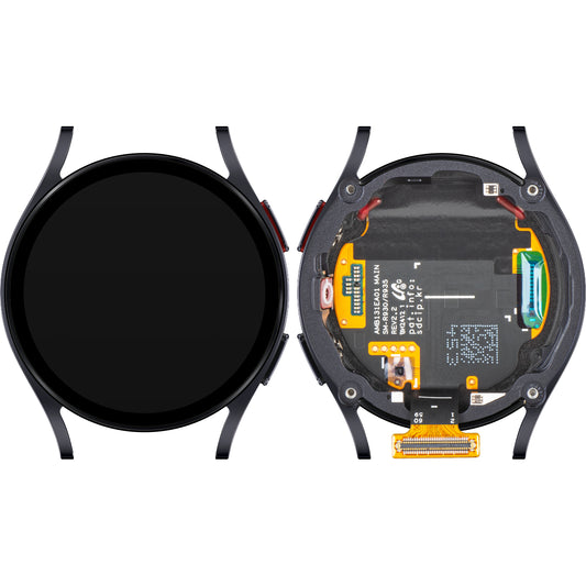 Display cu Touchscreen Samsung Galaxy Watch6 40mm, cu Rama, Versiune LTE, Gri, Service Pack GH97-28836A