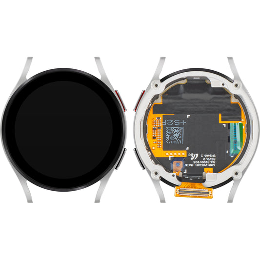 Display cu Touchscreen Samsung Galaxy Watch FE, cu Rama, Versiune BT, Argintiu, Service Pack GH97-30050B