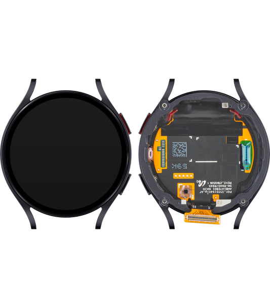 Display cu Touchscreen Samsung Galaxy Watch6 44mm, cu Rama, Versiune LTE, Gri, Service Pack GH97-28838A