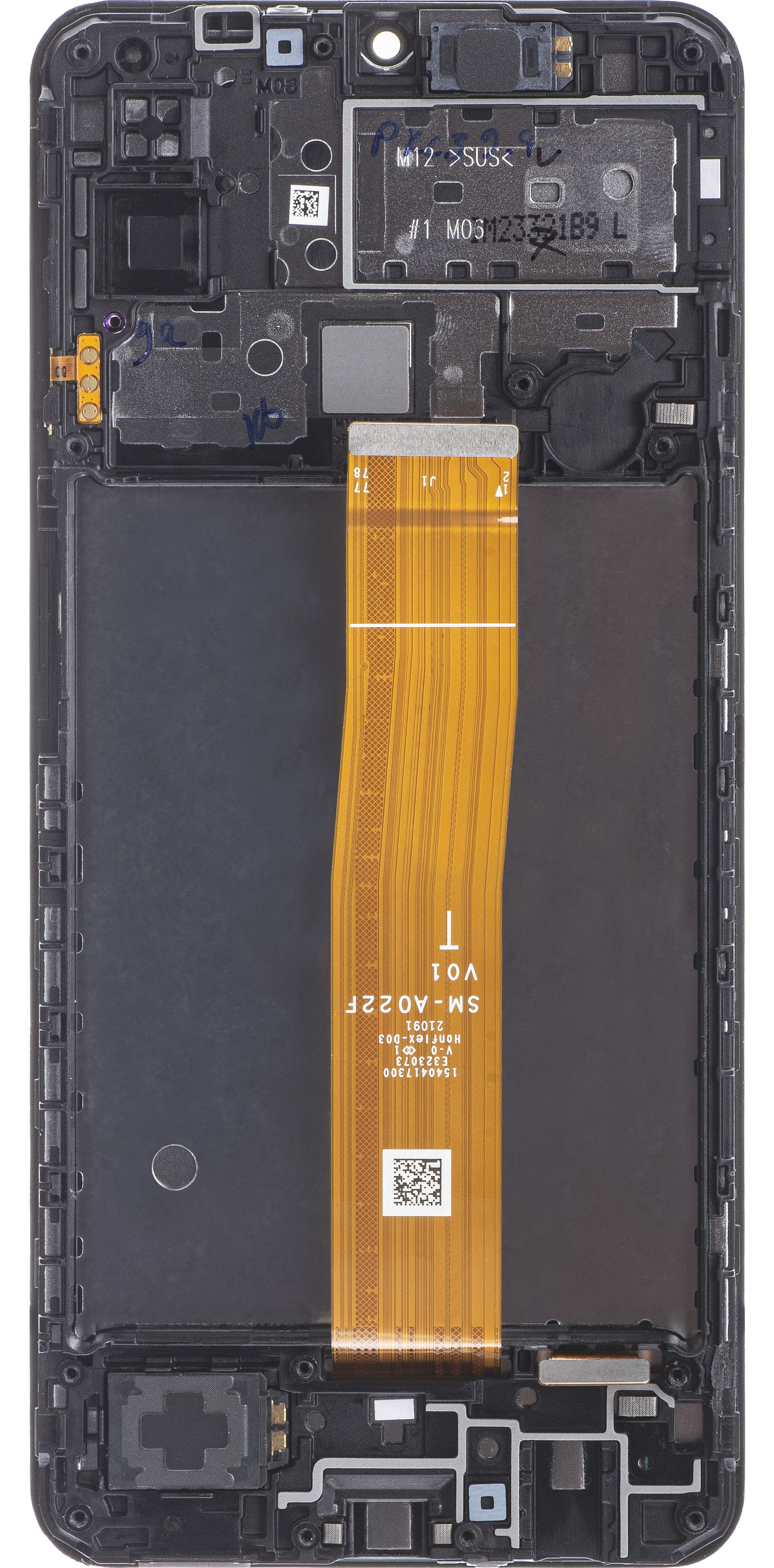 Display cu Touchscreen Samsung Galaxy M12 M127, cu Rama, Negru, Swap GH82-25042A