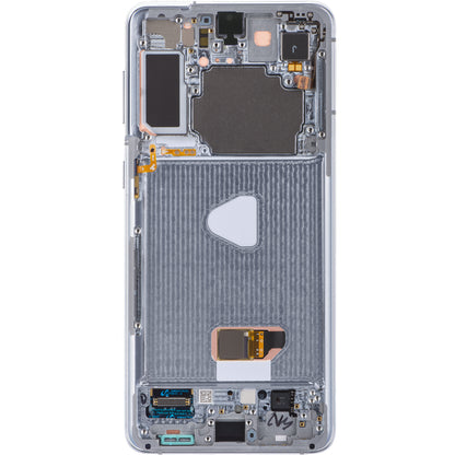 Display cu Touchscreen Samsung Galaxy S21+ 5G G996, cu Rama, Argintiu (Phantom Silver), Service Pack GH82-27268C