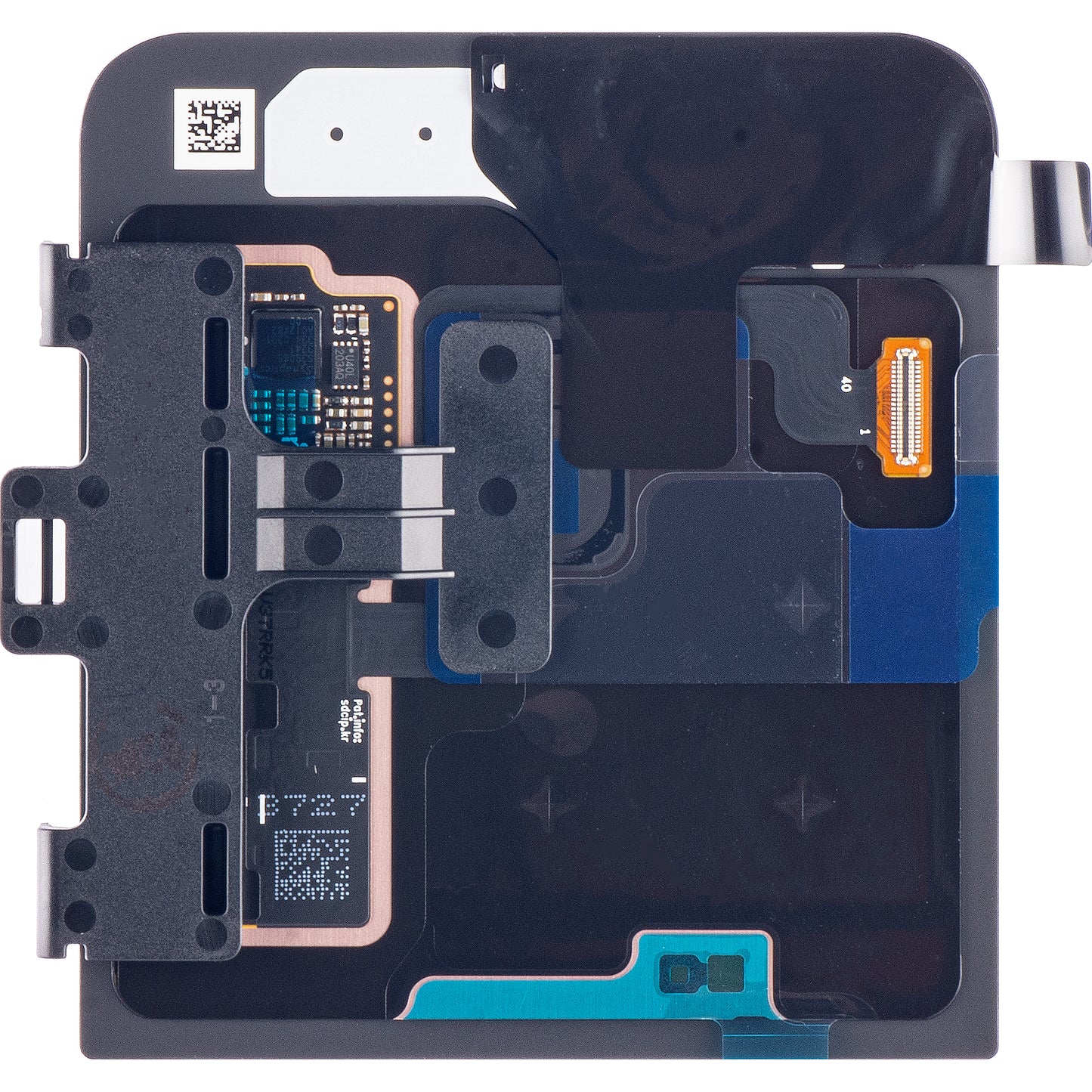 Display cu Touchscreen Samsung Galaxy Z Flip5 F731, Sub Outer, Gri (Graphite), Service Pack GH97-29135A