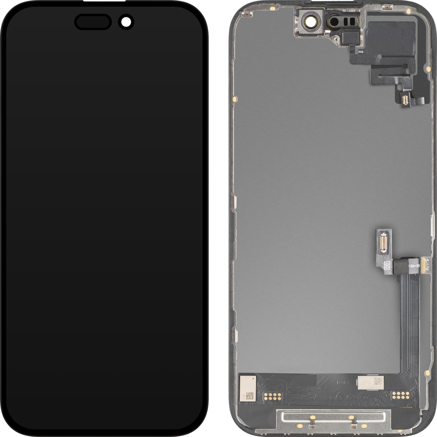 Display cu Touchscreen si Senzor Proximitate MP compatibil cu Apple iPhone 16, cu Rama, Versiune Soft OLED FHD Diagnostic, Negru