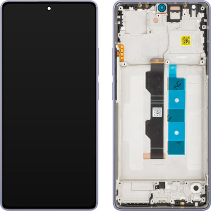 Display cu Touchscreen Xiaomi Redmi Note 13 Pro 4G, cu Rama, Mov (Lavender Purple), Service Pack 56000200N600