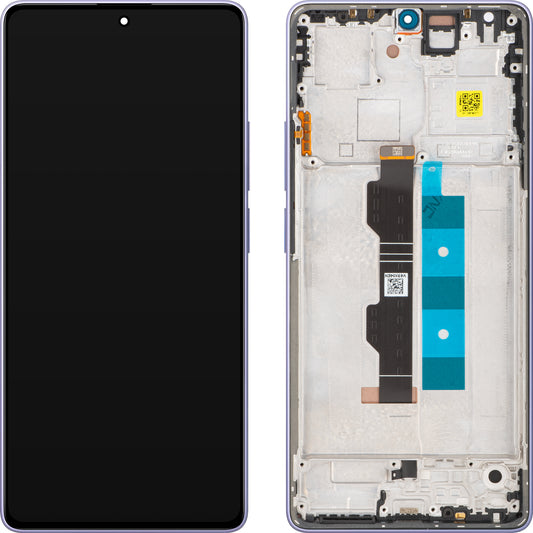 Display cu Touchscreen Xiaomi Redmi Note 14S, cu Rama, Violet (Aurora Purple), Service Pack 56000200N6R00