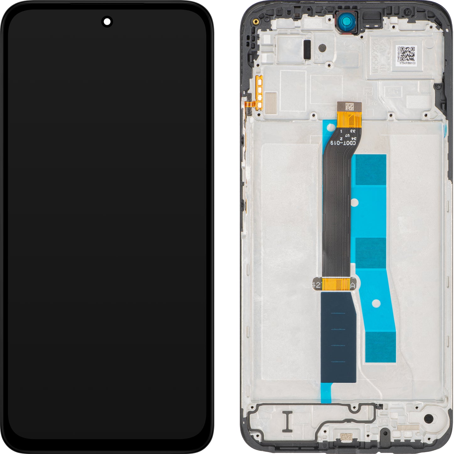 Display cu Touchscreen Xiaomi Redmi 15 5G, cu Rama, Negru, Service Pack 56002500O1900
