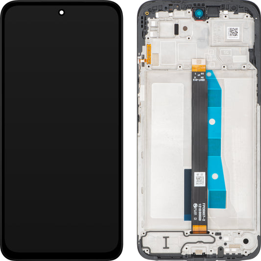 Display cu Touchscreen Xiaomi Poco M7 4G / Redmi 15 4G, cu Rama, Versiune Europa, Negru, Service Pack 560001O19AP00