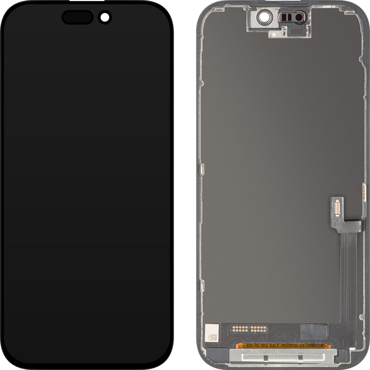 Display cu Touchscreen ZY pentru Apple iPhone 17, cu Rama, Versiune LCD In-Cell IC Movable, Negru