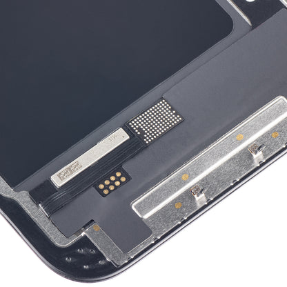Display cu Touchscreen ZY pentru Apple iPhone 14, cu Rama, Versiune LCD In-Cell IC Movable, Negru